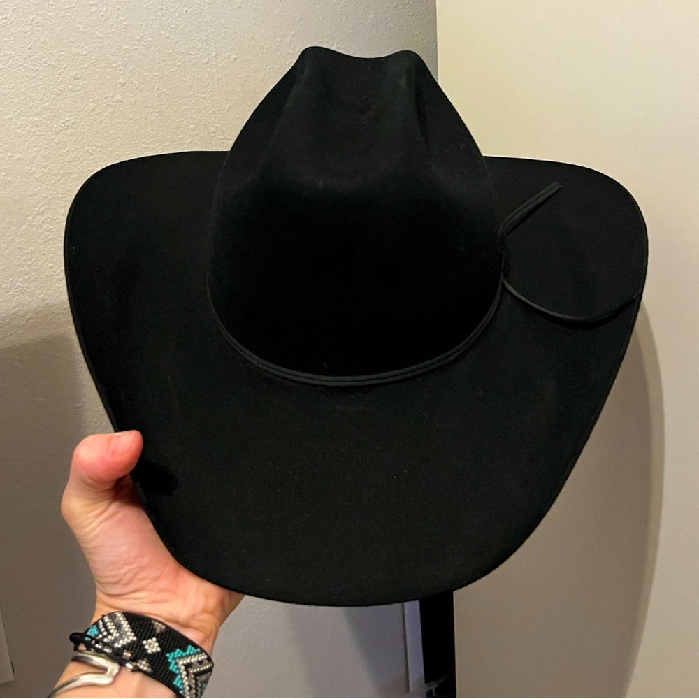 2000s Resistol 5x Black Beaver felt cowboy hat 7 1/2